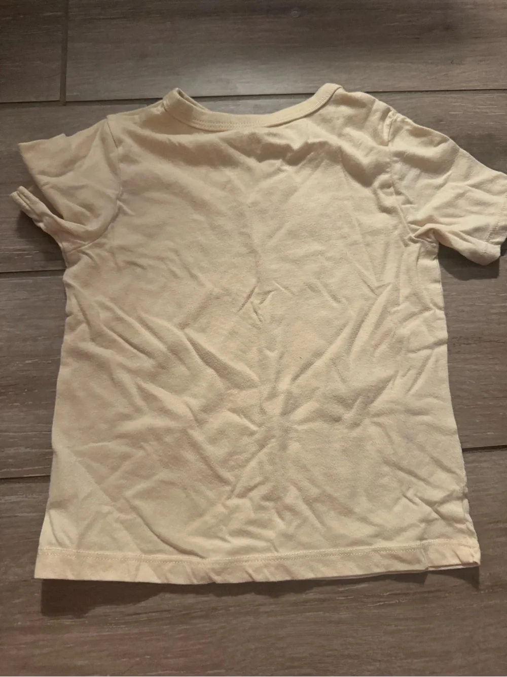 The Children's Place Cream T-Shirt with Blue Scooter Chick Graphic